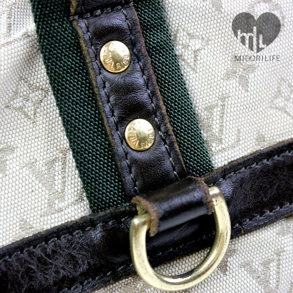 LOUIS VUITTON Vintage Monogram Mini Lin Canvas Josephine GM Shoulder Bag - Picture 14 of 16